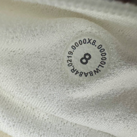 Lululemon Pace Rival Skirt White Tennis Women's Size 8 W8A84R - Picture 5 of 8